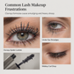 Dual Ended Waterproof Lengthening and Curling with Fine and Thick Brushes Smudge Proof Eyelash Makeup