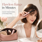 Cordless Mini Heated Hair Straightener Brush Portable Rechargeable Hair Styling Comb for Bangs and Volumizing