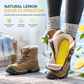 Lemon Scented Shoe Deodorizer Patches Odor Eliminating Stickers for Sneakers and Insoles 10 Pieces