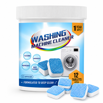 Deep Cleaning Washing Machine Cleaner Effervescent Tablets